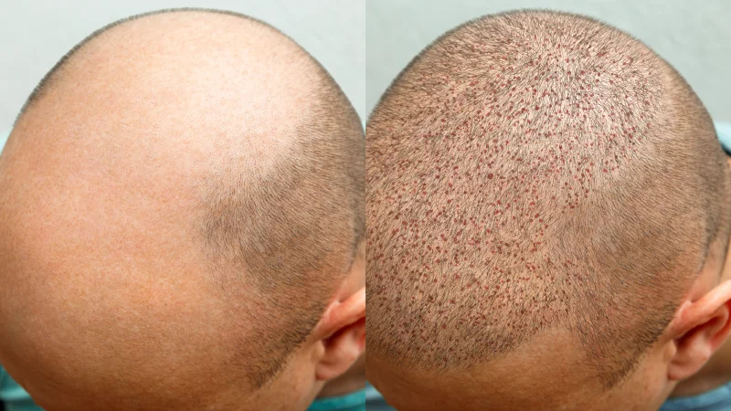 Advanced FUE (Shaven) Hair Transplant Before and After Result at Eterne Clinic